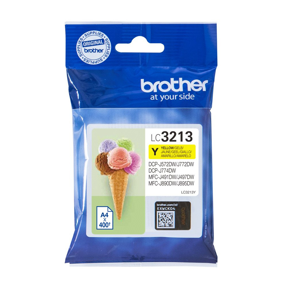Brother LC3213Y cartuccia d'inchiostro 1 pz Originale Giallo