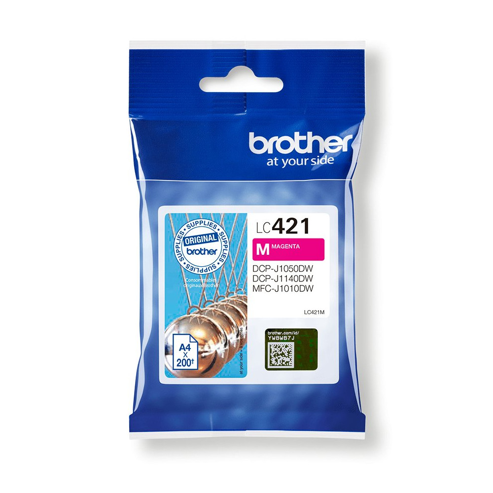 Brother LC421M cartuccia d'inchiostro 1 pz Originale Magenta