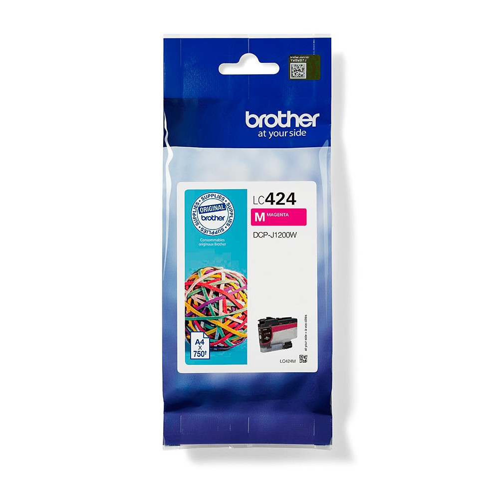 Brother LC424M cartuccia d'inchiostro 1 pz Originale Magenta
