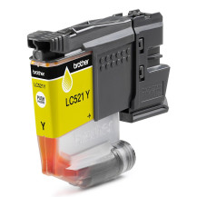 Brother LC521Y cartuccia d'inchiostro 1 pz Originale Giallo