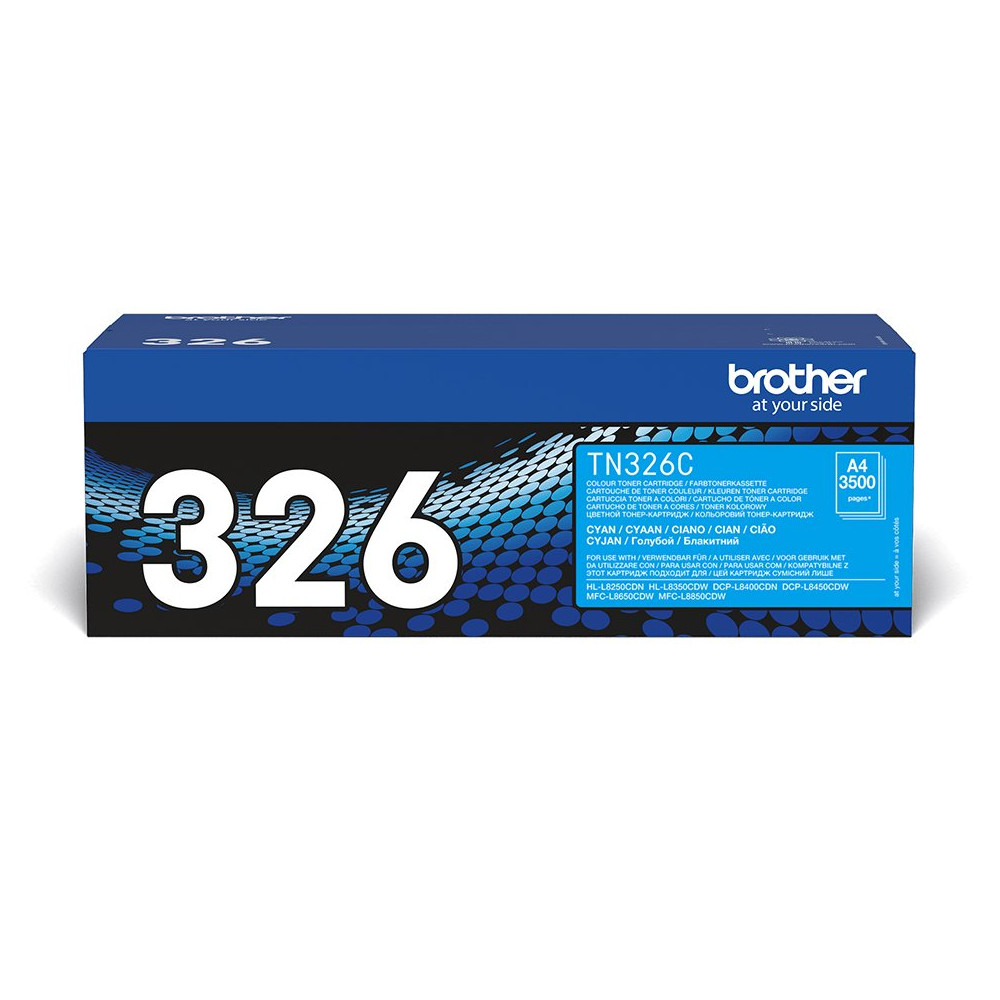 Brother TN-326C cartuccia toner 1 pz Originale Ciano