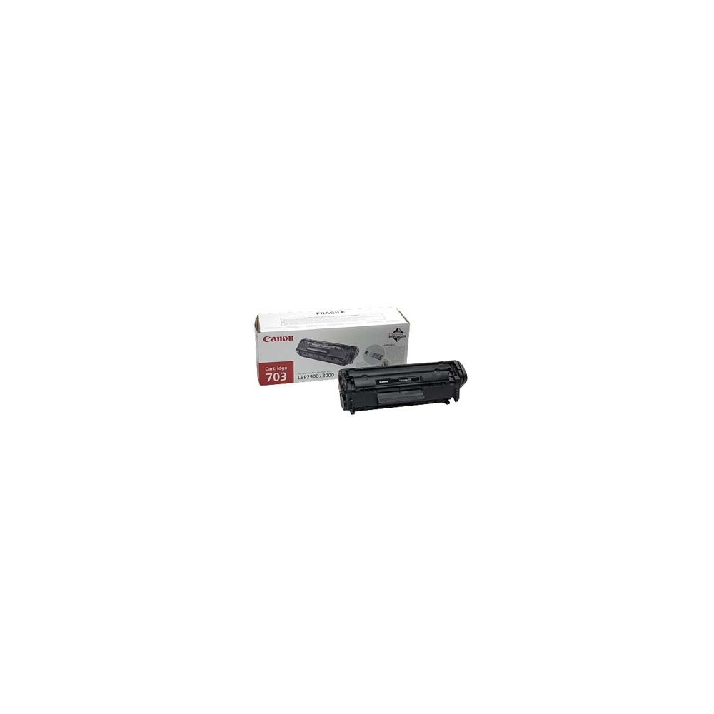 Canon Toner CRG703 Black cartuccia toner 3 pz Originale Nero Canon Toner CRG703 Black cartuccia toner 3 pz Originale Nero