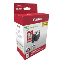 Canon PG-585/CL-586 PVP cartuccia d'inchiostro 2 pz Originale Nero, Ciano, Magenta, Giallo