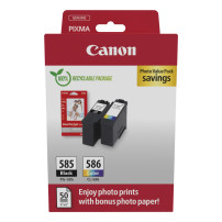 Canon PG-585/CL-586 PVP cartuccia d'inchiostro 2 pz Originale Nero, Ciano, Magenta, Giallo