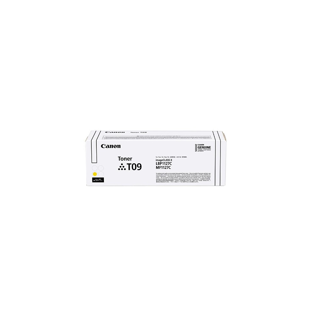 Canon TONER T09 Y cartuccia toner 1 pz Originale Giallo