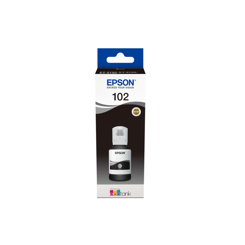 Epson 102 EcoTank Pigment Black ink bottle Epson 102 EcoTank Pigment Black ink bottle