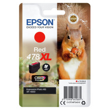 Epson Squirrel Singlepack Red 478XL Claria Photo HD Ink