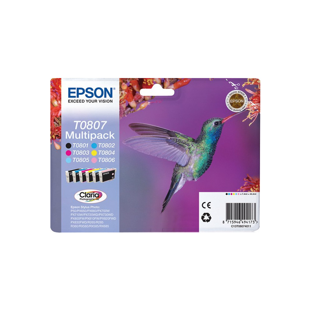 Epson Hummingbird Multipack a 6 colori Epson Hummingbird Multipack a 6 colori