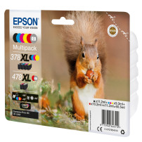 Epson Squirrel Multipack 6-colours 378XL / 478XL Claria Photo HD Ink