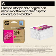 HP Cartuccia di inchiostro magenta originale 924e EvoMore