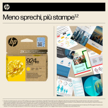 HP Cartuccia di inchiostro giallo originale 924e EvoMore