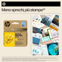 HP Cartuccia di inchiostro giallo originale 924e EvoMore