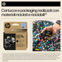 HP Cartuccia di inchiostro nero originale 924e EvoMore