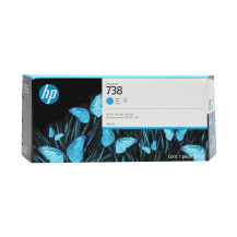 HP Cartuccia di inchiostro ciano 738 DesignJet da 300 ml