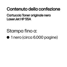 HP Cartuccia Toner originale nero LaserJet 55A