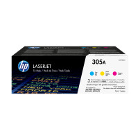 HP Confezione da 3 cartucce originali di toner ciano/magenta/giallo LaserJet 305A
