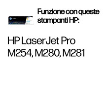 HP LaserJet Cartuccia toner giallo originale ad alta capacità 203X