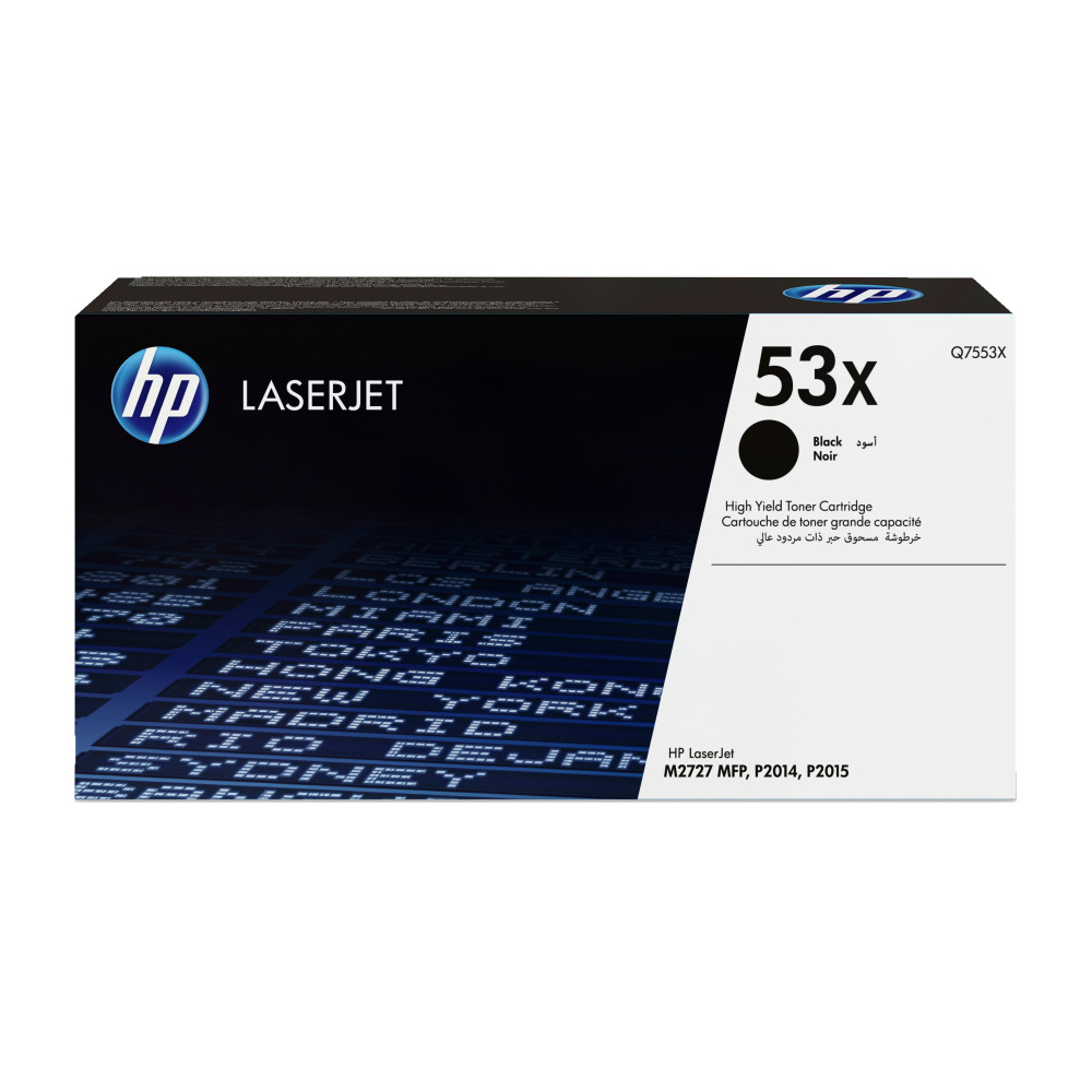 HP Cartuccia Toner originale nero ad alta capacità LaserJet 53X