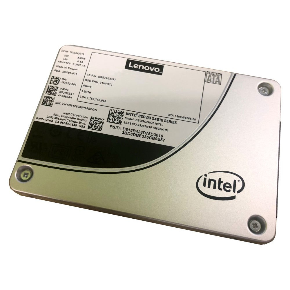 Lenovo 4XB7A13635 drives allo stato solido 960 GB 2.5" Serial ATA III 3D TLC NAND Lenovo 4XB7A13635 drives allo stato solido 960 GB 2.5" Serial ATA III 3D TLC NAND