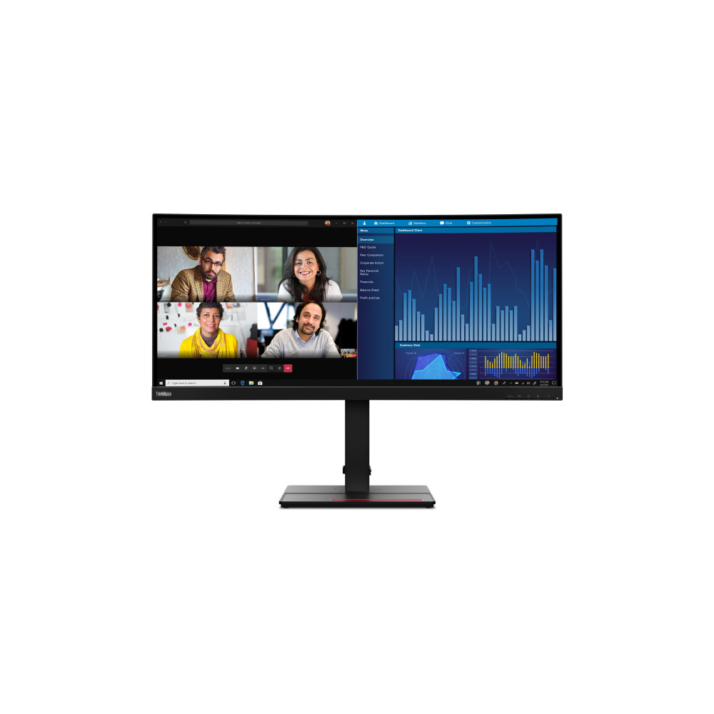 Lenovo ThinkVision P34w-20 LED display 86,7 cm (34.1") 3440 x 1440 Pixel Wide Quad HD Nero Lenovo ThinkVision P34w-20 LED display 86,7 cm (34.1") 3440 x 1440 Pixel Wide Quad HD Nero