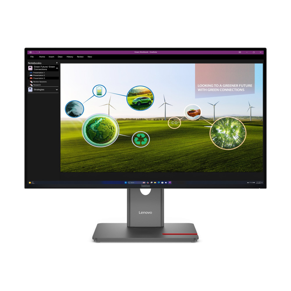 Lenovo ThinkVision P27Q-40 LED display 68,6 cm (27") 2560 x 1440 Pixel Quad HD Nero Lenovo ThinkVision P27Q-40 LED display 68,6 cm (27") 2560 x 1440 Pixel Quad HD Nero