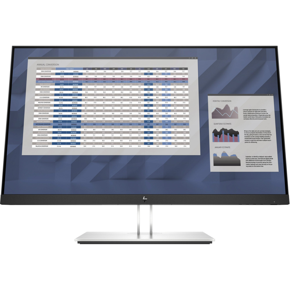 HP E-Series E27 G4 Monitor PC 68,6 cm (27") 1920 x 1080 Pixel Full HD LED Nero