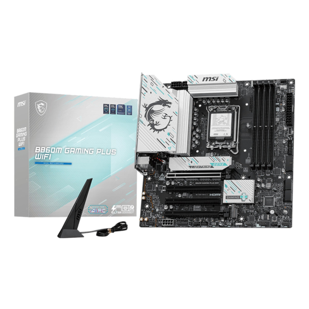 MSI B860M GAMING PLUS WIFI scheda madre Intel B860 LGA 1851 (Socket V1) micro ATX MSI B860M GAMING PLUS WIFI scheda madre Intel B860 LGA 1851 (Socket V1) micro ATX