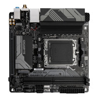 GIGABYTE A620I AX Scheda madre - Supporta CPU AMD Ryzen 8000, VRM digitale a 5+2+1 fasi, fino a 6400MHz DDR5 (OC), 1xPCIe 4.0 M.