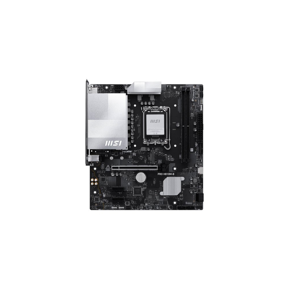 MSI PRO H810M-B scheda madre Intel H810 LGA 1851 (Socket V1) micro ATX MSI PRO H810M-B scheda madre Intel H810 LGA 1851 (Socket V1) micro ATX