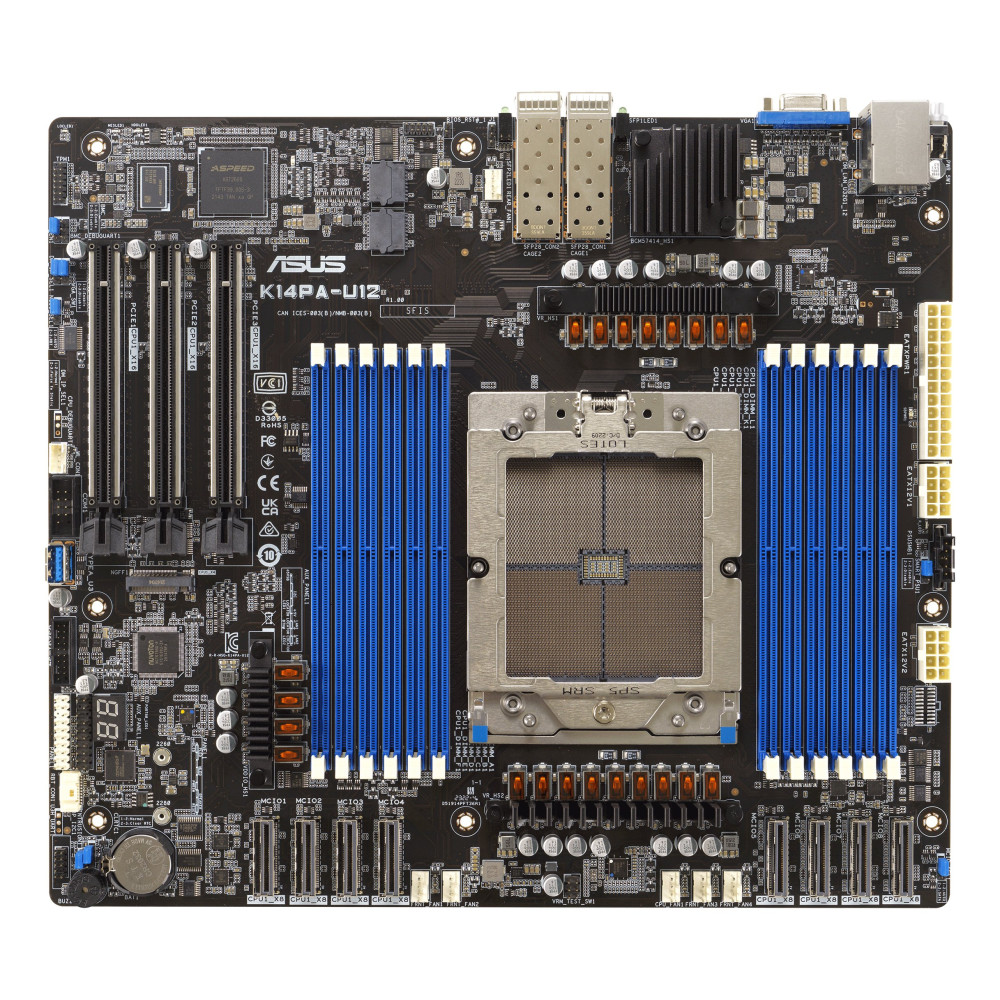 ASUS K14PA-U12/ASMB11 Socket SP5 SSI CEB ASUS K14PA-U12/ASMB11 Socket SP5 SSI CEB