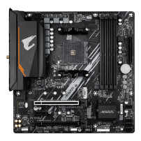 GIGABYTE B550M AORUS ELITE AX Scheda madre - CPU AMD Ryzen 5000, VRM a 5+3 fasi, fino a 4733 MHz DDR4, 1xPCIe 4.0 + 1xPCIe 3.0 M