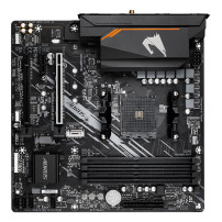 GIGABYTE B550M AORUS ELITE AX Scheda madre - CPU AMD Ryzen 5000, VRM a 5+3 fasi, fino a 4733 MHz DDR4, 1xPCIe 4.0 + 1xPCIe 3.0 M
