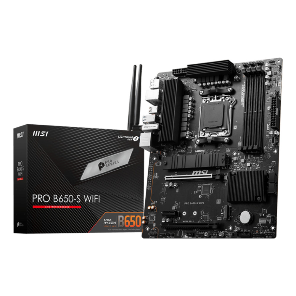 MSI PRO B650-S WIFI scheda madre AMD B650 Socket AM5 ATX MSI PRO B650-S WIFI scheda madre AMD B650 Socket AM5 ATX