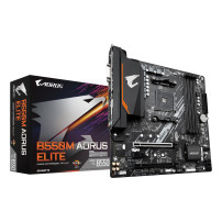 GIGABYTE B550M AORUS ELITE Scheda madre - CPU AMD Ryzen 5000, VRM a 5+3 fasi, fino a 4733 MHz DDR4, 1xPCIe 4.0 + 1xPCIe 3.0 M.2,
