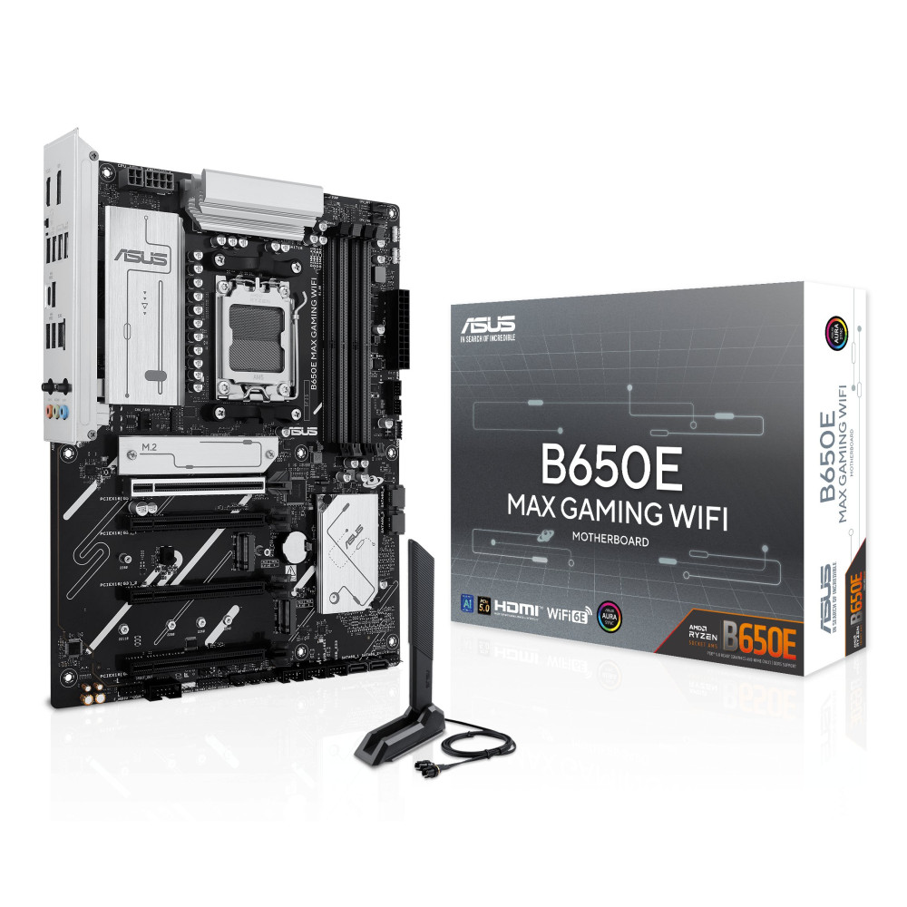 ASUS B650E MAX GAMING WIFI AMD B650 Socket AM5 ATX ASUS B650E MAX GAMING WIFI AMD B650 Socket AM5 ATX