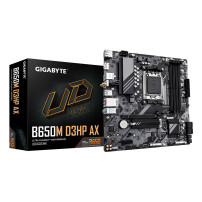 GIGABYTE B650M D3HP AX Scheda madre - AMD Ryzen serie 9000, VRM a 5+2+2 fasi, fino a 8000 MHz DDR5 (OC), 2xPCIe 4.0 M.2, WIFI 6E