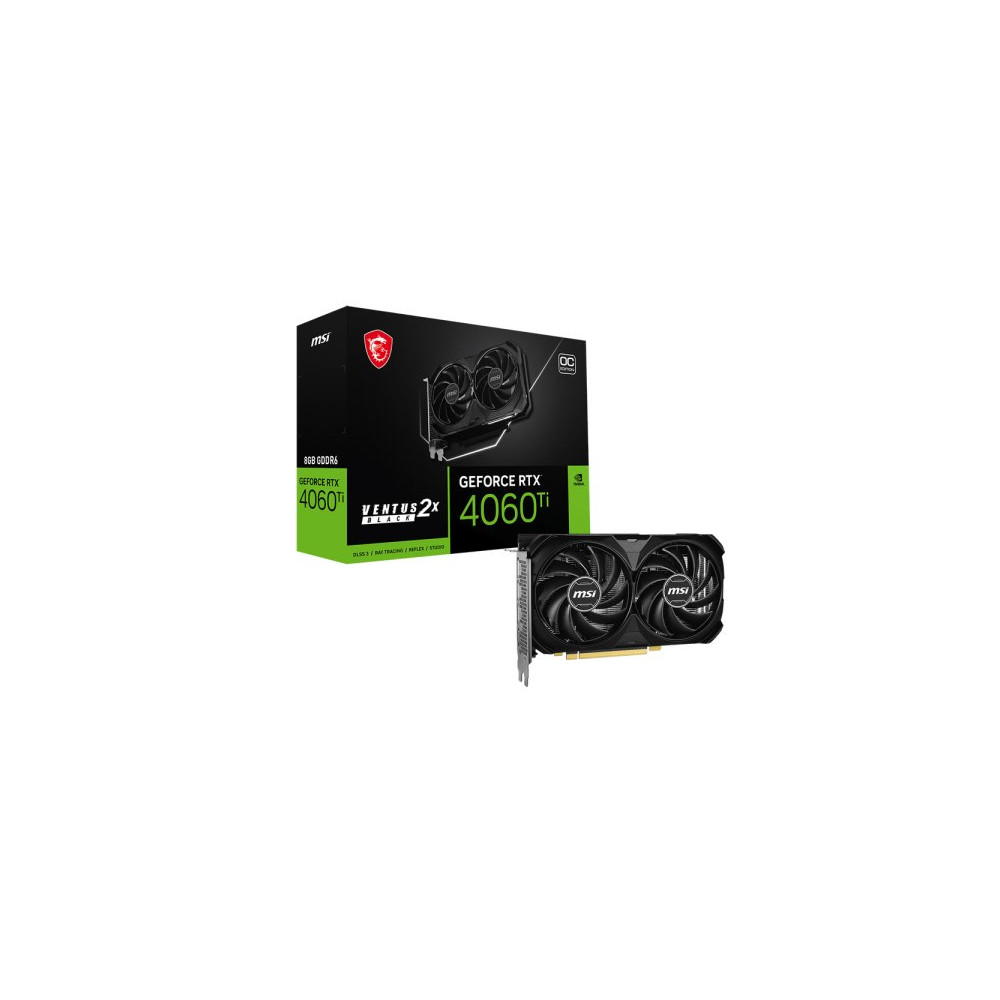 MSI VENTUS 912-V512-001 scheda video NVIDIA GeForce RTX 4060 Ti 8 GB GDDR6 MSI VENTUS 912-V512-001 scheda video NVIDIA GeForce RTX 4060 Ti 8 GB GDDR6