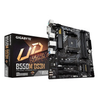 GIGABYTE B550M DS3H Scheda madre - CPU AMD Ryzen 5000, VRM a 5+3 fasi, fino a 4733 MHz DDR4, 1xPCIe 4.0 + 1xPCIe 3.0 M.2, LAN 1G