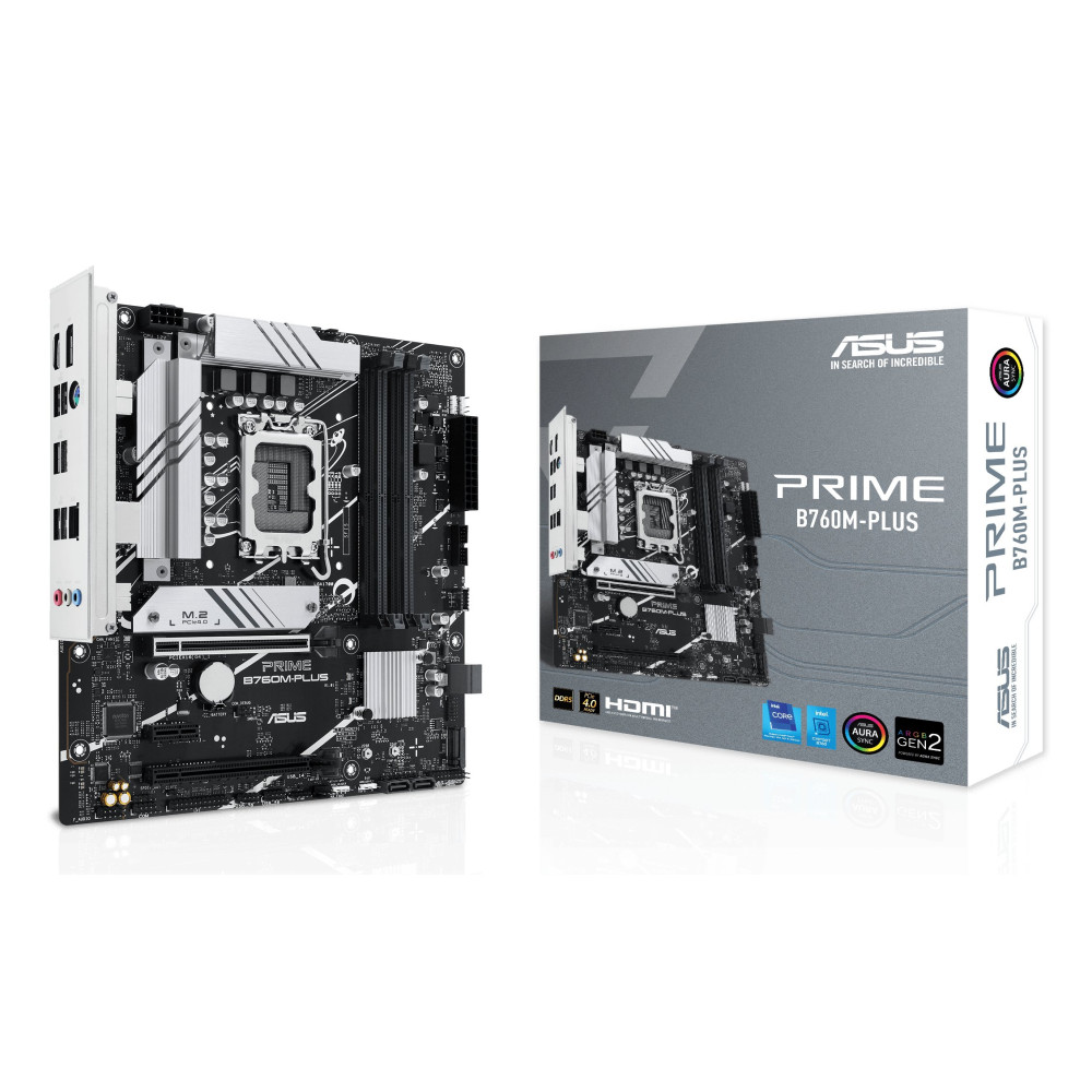 ASUS PRIME B760M-PLUS Intel B760 LGA 1700 micro ATX ASUS PRIME B760M-PLUS Intel B760 LGA 1700 micro ATX