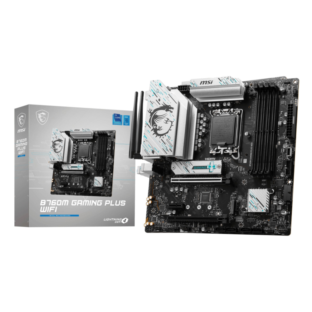 MSI B760M GAMING PLUS WIFI scheda madre Intel B760 LGA 1700 micro ATX MSI B760M GAMING PLUS WIFI scheda madre Intel B760 LGA 1700 micro ATX