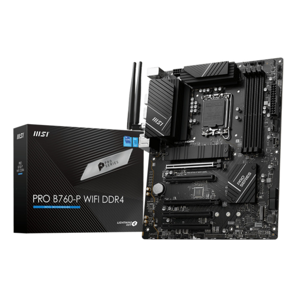 MSI PRO B760-P WIFI DDR4 scheda madre LGA 1700 ATX MSI PRO B760-P WIFI DDR4 scheda madre LGA 1700 ATX