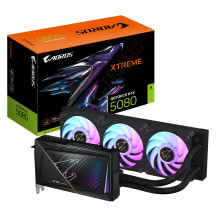 GIGABYTE AORUS GeForce RTX 5080 XTREME WATERFORCE 16G Scheda Grafica - 16GB GDDR7, 256 bit, PCI-E 5.0, 2805MHz Core Clock, 3 x D
