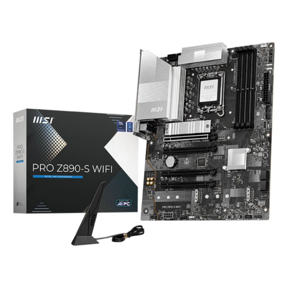 MSI PRO Z890-S WIFI scheda madre Intel Z890 LGA 1851 (Socket V1) ATX MSI PRO Z890-S WIFI scheda madre Intel Z890 LGA 1851 (Socket V1) ATX