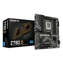 GIGABYTE Z790 D Scheda madre - Supporta CPU Intel Core di 14a generazione, VRM digitale a 12+1+1 fasi, fino a 7600MHz DDR5 (OC),