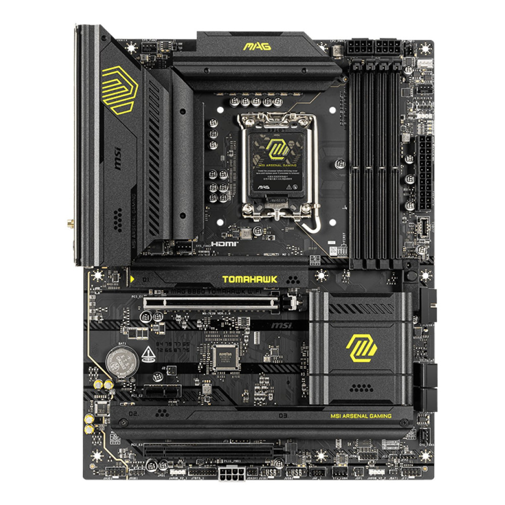 MSI MAG B860 TOMAHAWK WIFI scheda madre Intel B860 LGA 1851 (Socket V1) ATX MSI MAG B860 TOMAHAWK WIFI scheda madre Intel B860 LGA 1851 (Socket V1) ATX