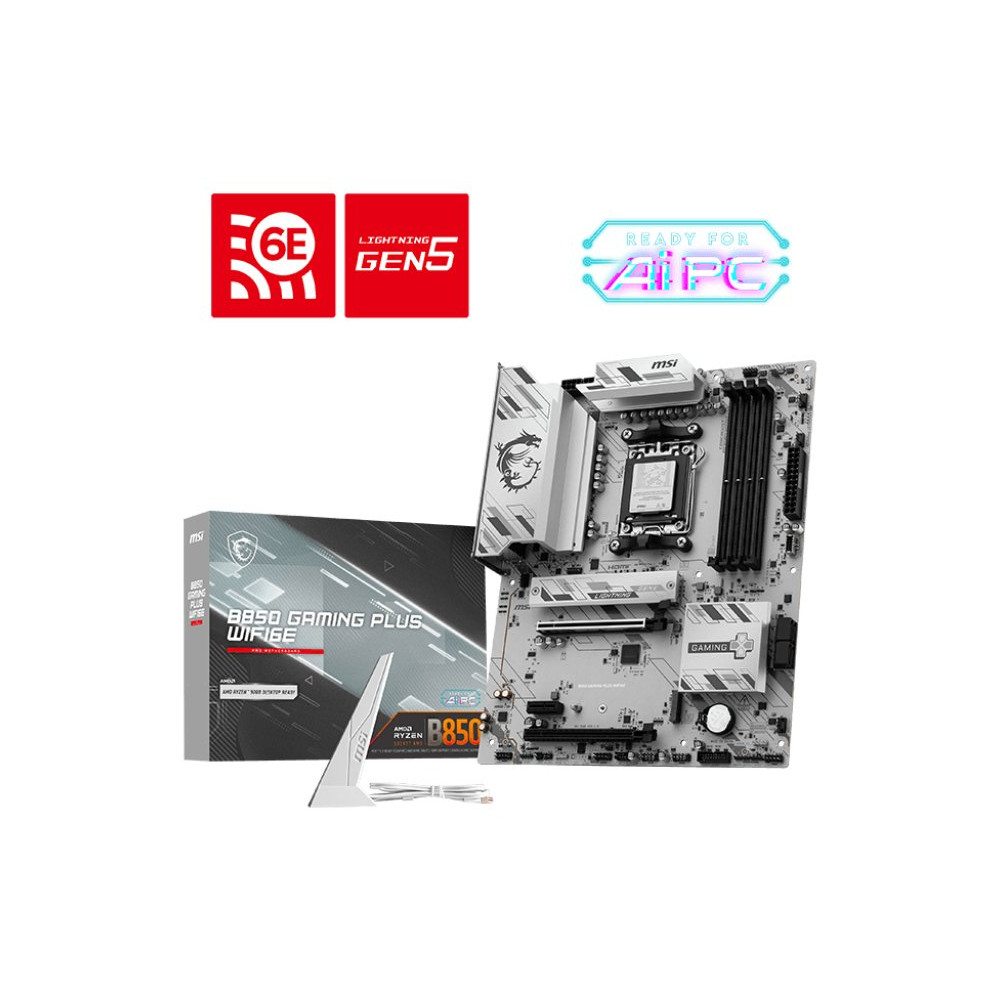 MSI B850 GAMING PLUS WIFI6E scheda madre AMD B850 Socket AM5 ATX MSI B850 GAMING PLUS WIFI6E scheda madre AMD B850 Socket AM5 ATX