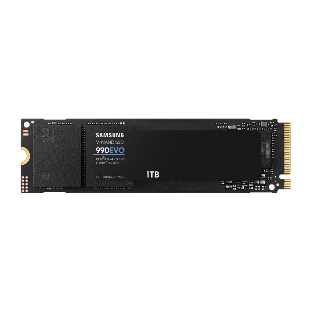 Samsung 990 EVO 1 TB M.2 PCI Express 4.0 NVMe V-NAND TLC Samsung 990 EVO 1 TB M.2 PCI Express 4.0 NVMe V-NAND TLC