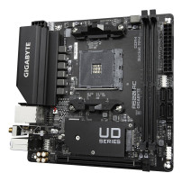 GIGABYTE A520I AC Scheda madre - Supporta CPU AMD Ryzen 5000 Series AM4, VRM digitale a 6 fasi, fino a 5300MHz DDR4 (OC), 1xPCIe