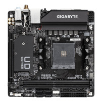 GIGABYTE A520I AC Scheda madre - Supporta CPU AMD Ryzen 5000 Series AM4, VRM digitale a 6 fasi, fino a 5300MHz DDR4 (OC), 1xPCIe