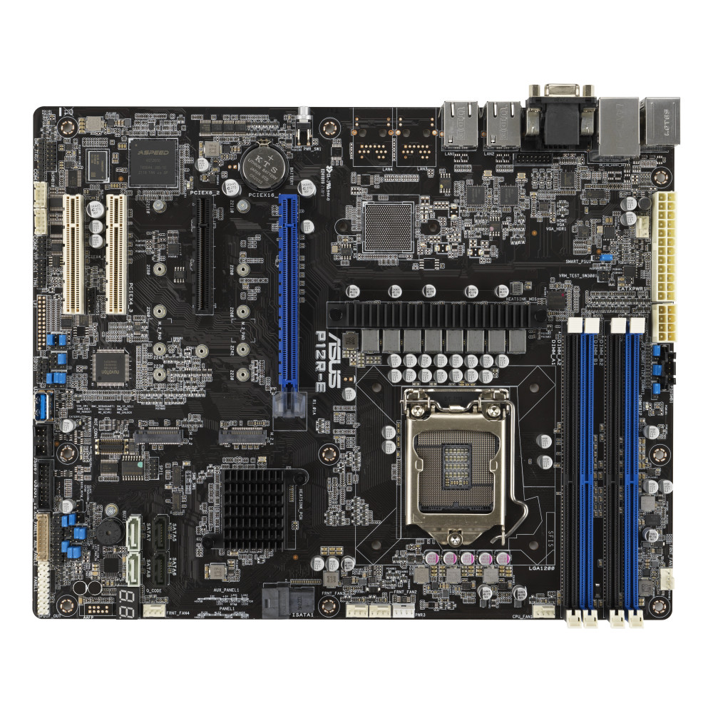 ASUS P12R-E Intel C256 LGA 1200 (Socket H5) ATX ASUS P12R-E Intel C256 LGA 1200 (Socket H5) ATX